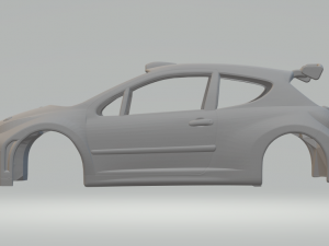 PEUGEOT 207 RALLY Modèles 3D en vedette