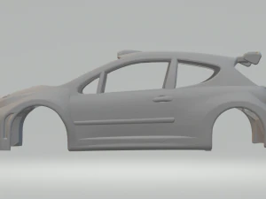 PEUGEOT 207 RALLY 3D Print Model