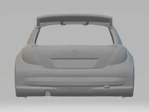 PEUGEOT 207 RALLY 3D Print Model