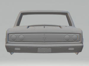 Dodge coronet 3D 打印模型