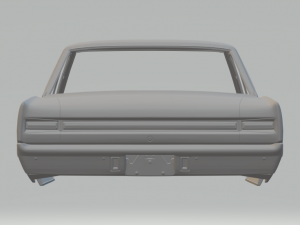 Dodge coronet 3D 打印模型