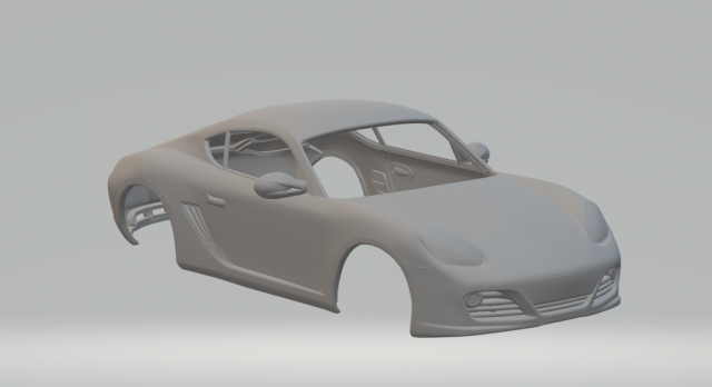 Porsche cayman s 2011 3D Принт Модель .c4d .max .obj .3ds .fbx .stl .blend 