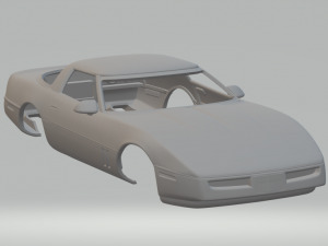 Chevrolet Corvette 83 3D Print Model
