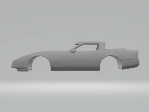 Chevrolet Corvette 83 3D Print Model