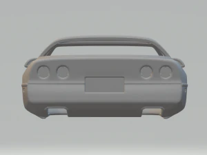 Chevrolet Corvette 83 3D Print Model