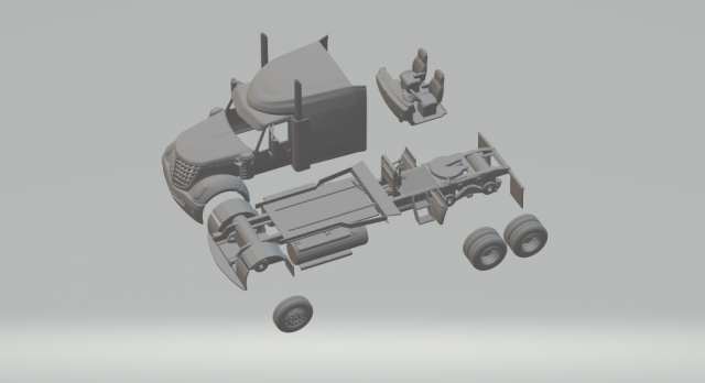 International LoneStar Sleeper 3D Print Model .c4d .max .obj .3ds .fbx .stl .blend