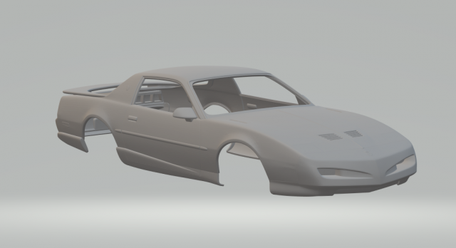 PONTIAC FIREBIRD MK3 TRANS AM GTA 91 3D Print Model .c4d .max .obj .3ds .fbx .stl .blend 