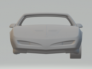 PONTIAC FIREBIRD MK3 TRANS AM GTA 91 3D Print Model