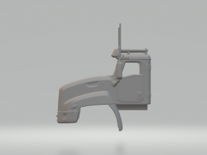 Caterpillar truck 3D-printmodel