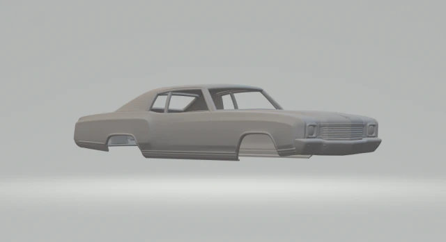 Chevrolet monte carlo 1972 3D Print Model .c4d .max .obj .3ds .fbx .stl .blend