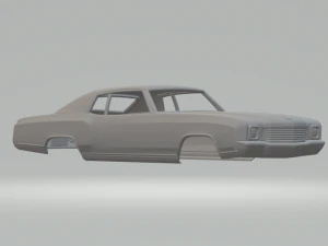 Chevrolet Monte Carlo 1972 року 3D Принт Модель