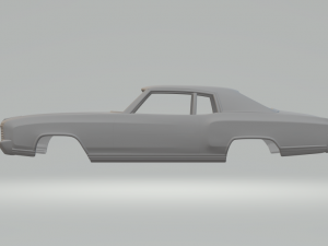 Chevrolet monte carlo 1972 3D Print Model