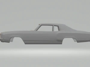 Chevrolet monte carlo 1972 3D Print Model