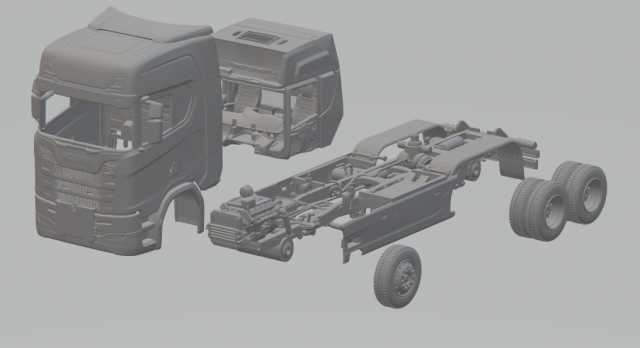 Scania next generation Model do druku 3D .c4d .max .obj .3ds .fbx .stl .blend 