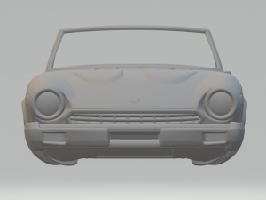 Fiat 124 spider 3D 打印模型