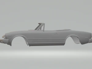 Fiat 124 spider 3D Print Model