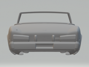 Fiat 124 spider 3D 打印模型