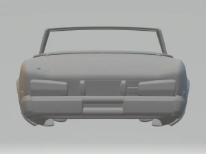 Fiat 124 spider 3D Print Model