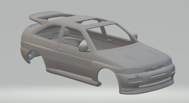 ESCORT COSWORTH 3D Print Model .c4d .max .obj .3ds .fbx .stl .blend 