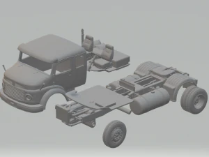 Mercedes Benz 1519 1981 3D Print Model