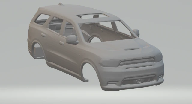 Dodge durango 3D Print Model .c4d .max .obj .3ds .fbx .stl .blend 