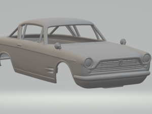 Fiat 2300 coupe 3Dプリントモデル