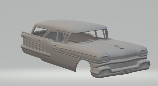 Oldsmobile dynamic 88 fiesta holiday station wagon Modèles 3D en vedette .c4d .max .obj .3ds .fbx .stl .blend 