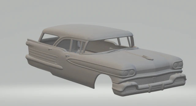 Oldsmobile dynamic 88 fiesta holiday station wagon 3D Print Model .c4d .max .obj .3ds .fbx .stl .blend 