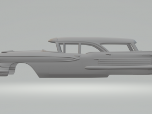 Oldsmobile dynamic 88 fiesta holiday station wagon Modèles 3D en vedette