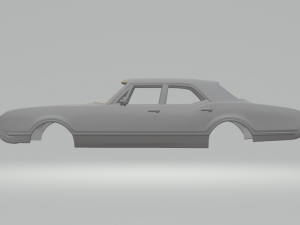 Oldsmobile 88 mk6 delmont sedan 67 Modèles 3D en vedette