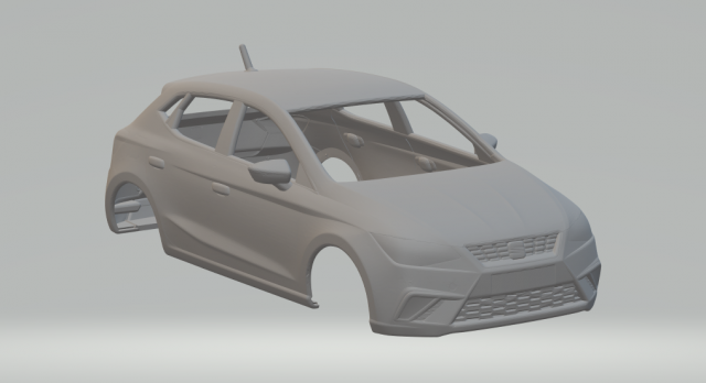 Seat ibiza 2022 Modèles 3D en vedette .c4d .max .obj .3ds .fbx .stl .blend 
