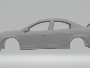 Dodge srt 4 acr neon Modèles 3D en vedette
