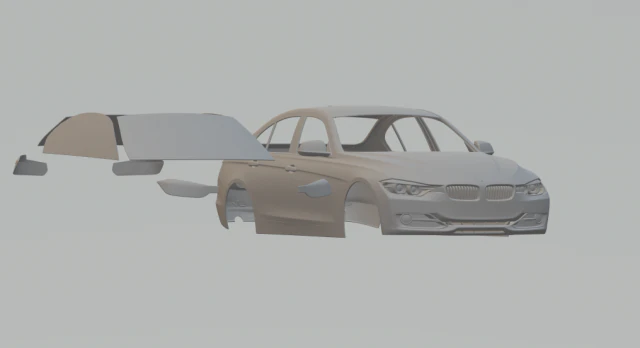 Series 3 f30 3D Print Model .c4d .max .obj .3ds .fbx .stl .blend 