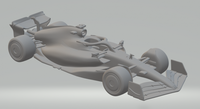 Formula 1 f1 2022 rb18 3D Print Model .c4d .max .obj .3ds .fbx .stl .blend 
