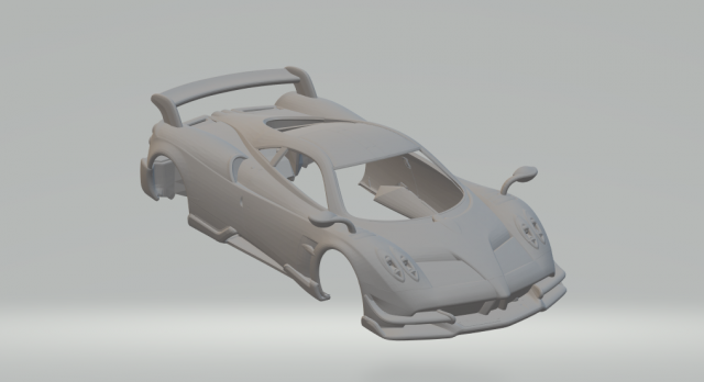 Pagani huayra bc Modello di stampa 3D .c4d .max .obj .3ds .fbx .stl .blend 