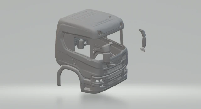 Scania next generation p 3D Print Model .c4d .max .obj .3ds .fbx .stl .blend 