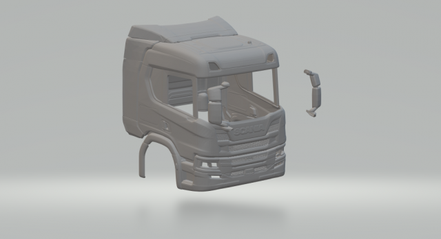 Scania next generation p 3D Baskı Modeli .c4d .max .obj .3ds .fbx .stl .blend 