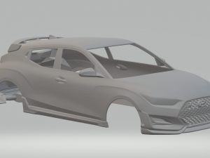 Hyundai veloster 3Dプリントモデル