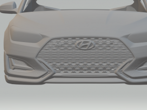Hyundai veloster Modelo de impresión 3D