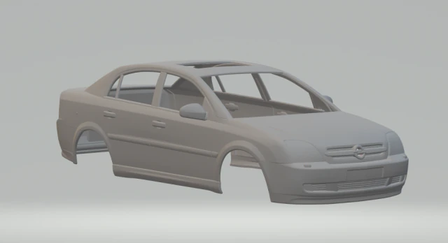 Opel vectra 3D Print Model .c4d .max .obj .3ds .fbx .stl .blend 