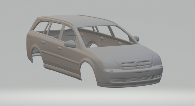 Opel vectra caravan 3D 打印模型 .c4d .max .obj .3ds .fbx .stl .blend 