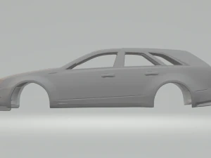 Cadillac cts sport wagon 2009 3D Print Model