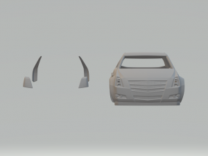 Cadillac cts sport wagon 2009 Modello di stampa 3D