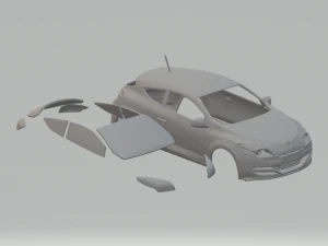 Renault megane 3D Print Model