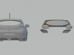 Renault megane Modelo de impresión 3D