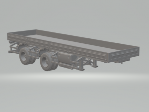 Trailer truck brazilian facchini 3D प्रिंट मॉडल
