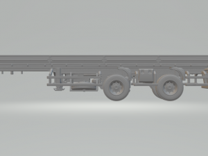 Trailer truck brazilian facchini 3D प्रिंट मॉडल