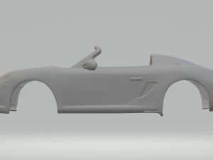 Porsche boxster spyder Modèles 3D en vedette