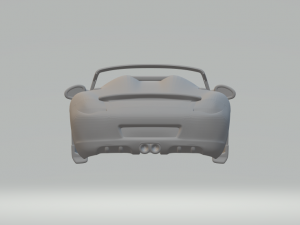 Porsche boxster spyder Modèles 3D en vedette