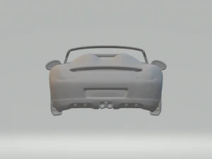 Porsche boxster spyder 3D Print Model